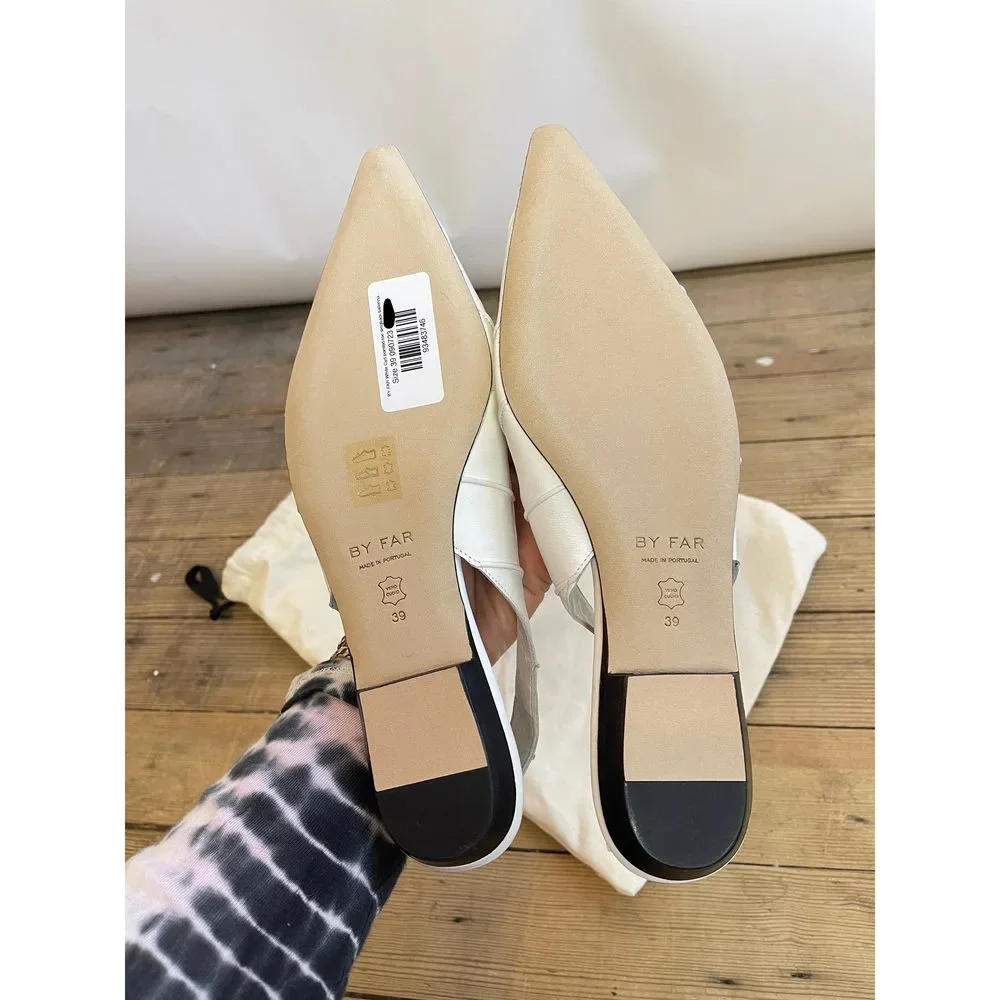 By Far "Cyd Pointed-Toe Slingback Ballerinas" (39) - Picture 4 of 4